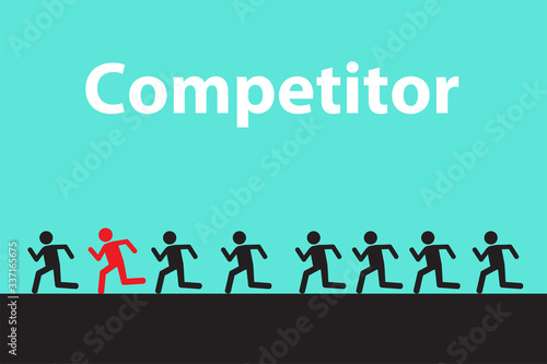 competitor, overcome and achieve success