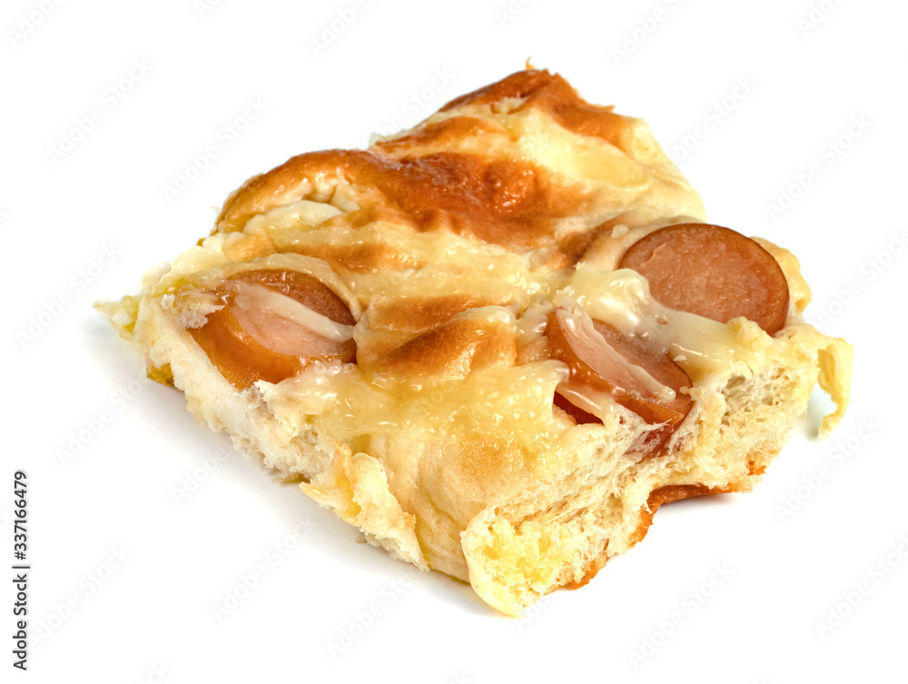 sausage buns isolated on white background sausage buns isolated on white background