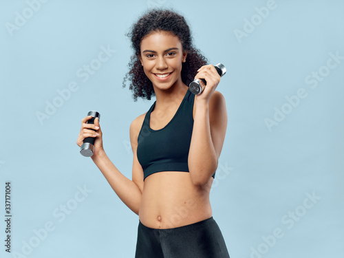 sporty woman slim figure lifestyle