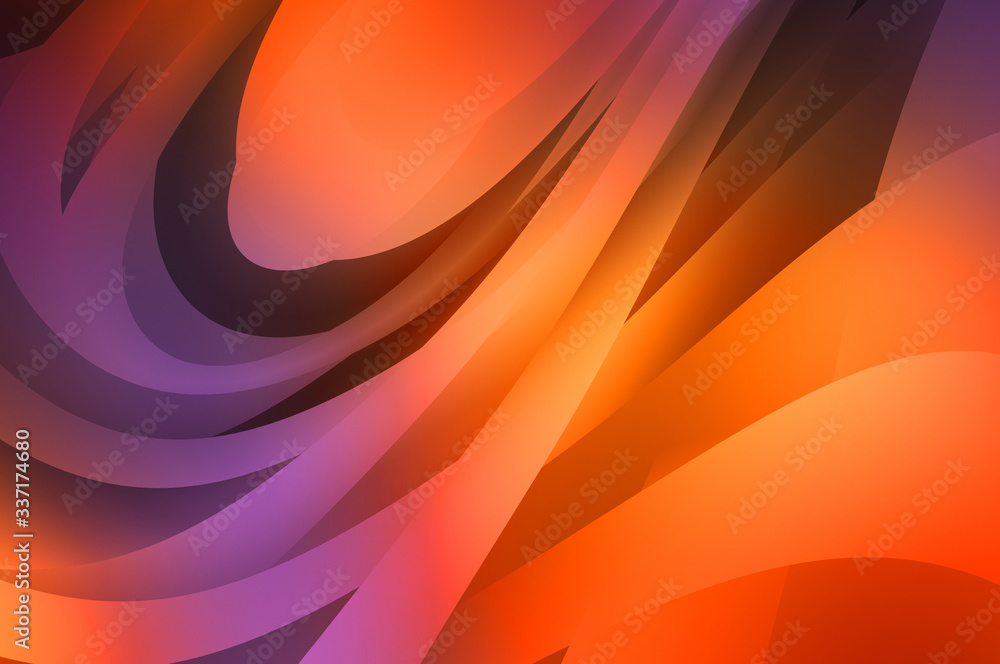 Abstract background with colorful gradient. Vibrant graphic wallpaper with stripes design. Fluid 2D illustration of modern movement. Abstract background with colorful gradient. Vibrant graphic wallpaper with stripes design. Fluid 2D illustration of modern movement.