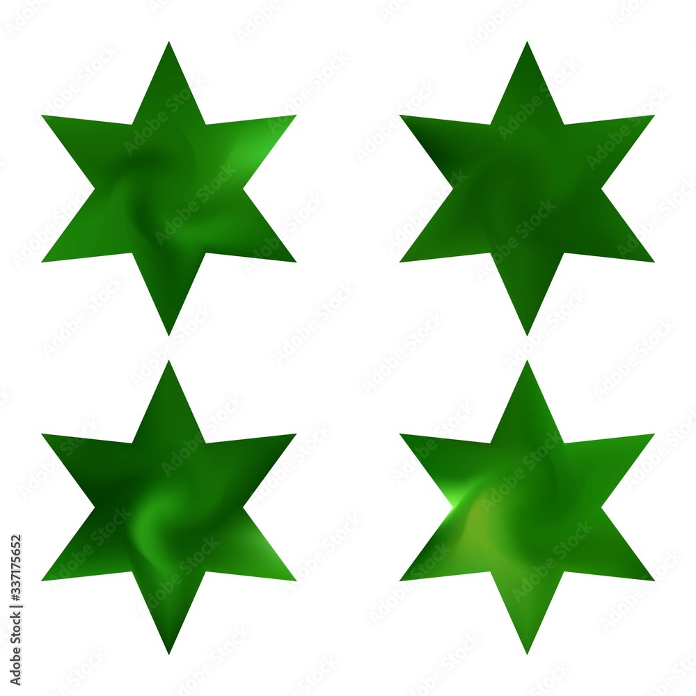 Kit of hexagram blurred backgrounds. Kit of hexagram blurred backgrounds.