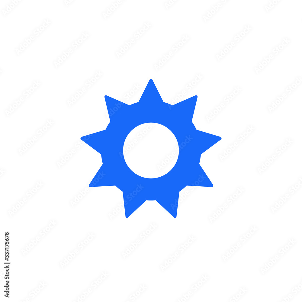 Gear icon template Gear icon template