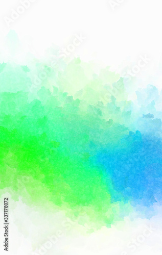 Watercolor painted background. Abstract Illustration wallpaper. Brush stroked painting. 2D Illustration.