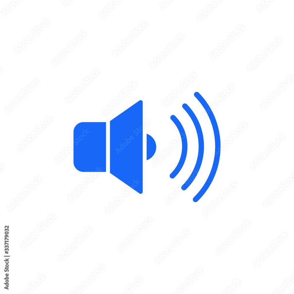 Loudspeaker icon template Loudspeaker icon template