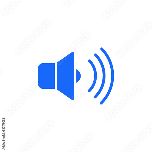 Loudspeaker icon template