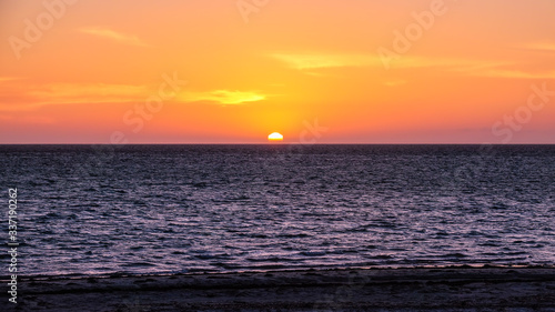 Colourful Sunset at Denham  Shark Bay  Western Australia  Australia
