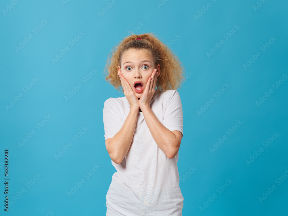 surprised young woman surprised young woman