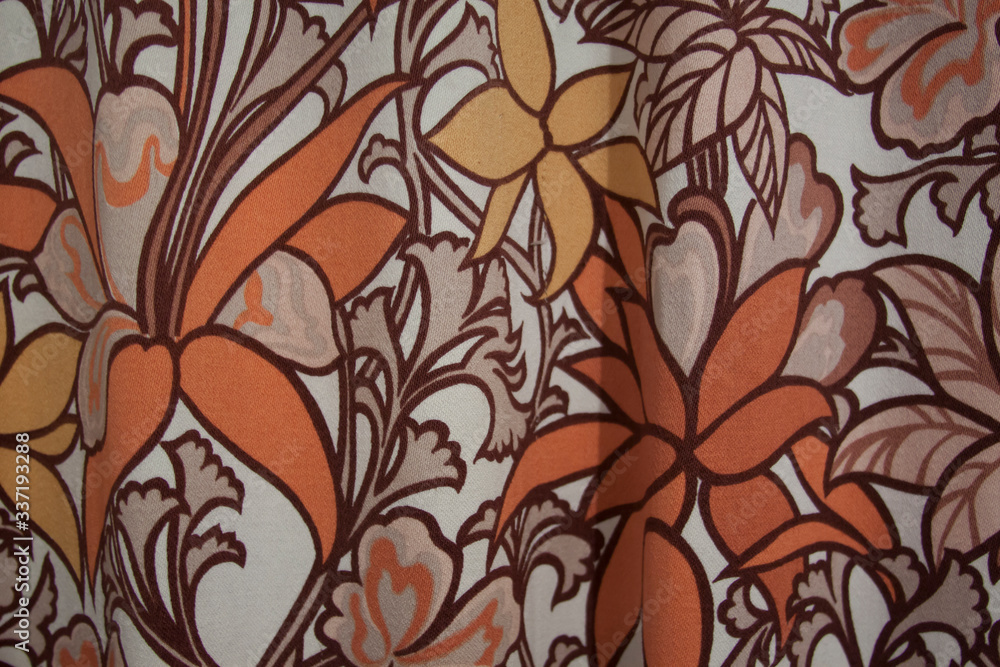 leaves on the curtains leaves on the curtains