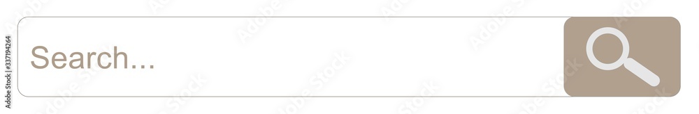 Illustration of search bar for internet browser Illustration of search bar for internet browser