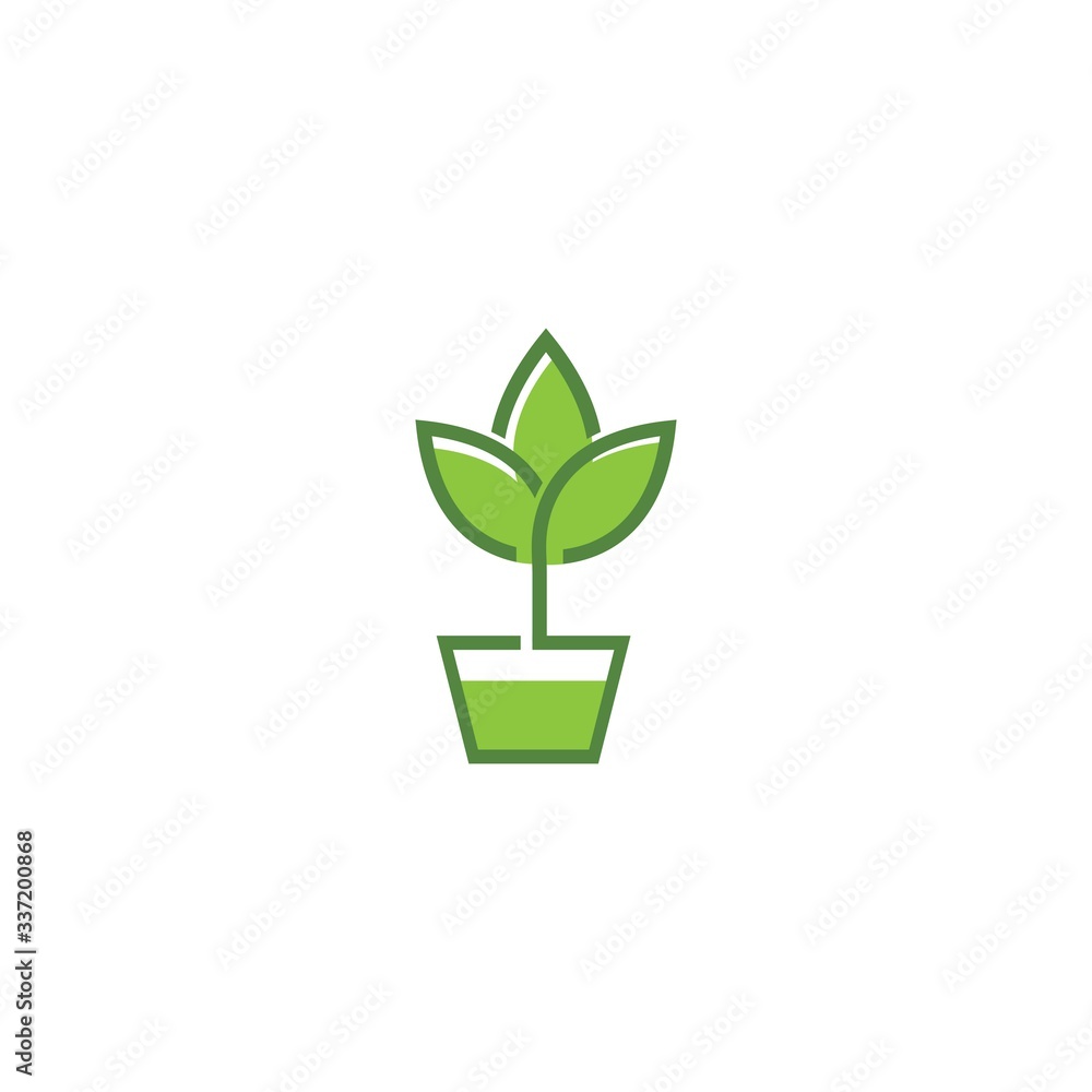 Green garden green leaf ecology logo Green garden green leaf ecology logo