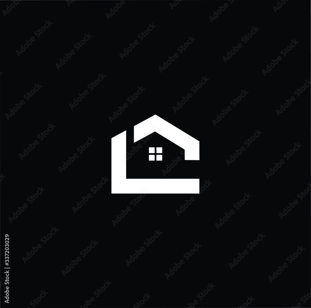 Logo design of L C in vector for construction, home, real estate, building, property. Minimal awesome trendy professional logo design template on black background. Logo design of L C in vector for construction, home, real estate, building, property. Minimal awesome trendy professional logo design template on black background.