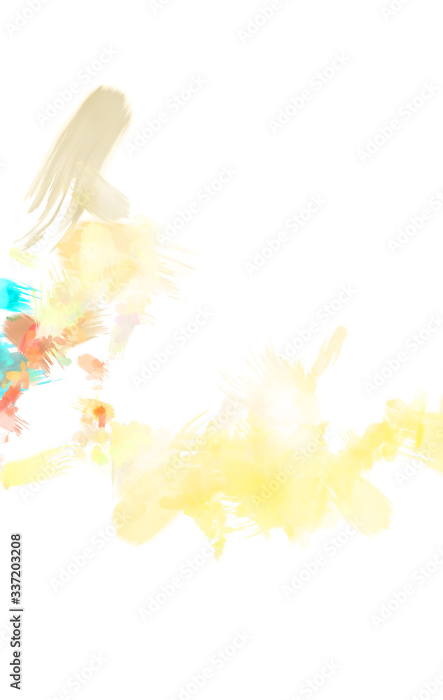 Fototapeta premium Brushed Painted Abstract Background. Brush stroked painting. Artistic vibrant and colorful wallpaper..