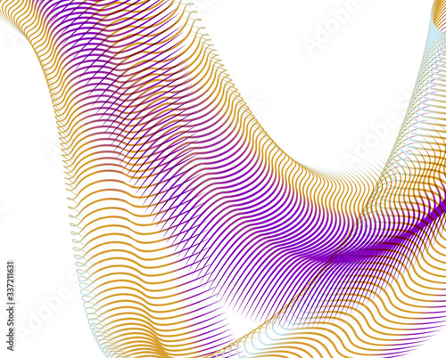 Abstract background blend wave line design for Wallpaper, Banner, Background, Card, Book Illustration, landing page