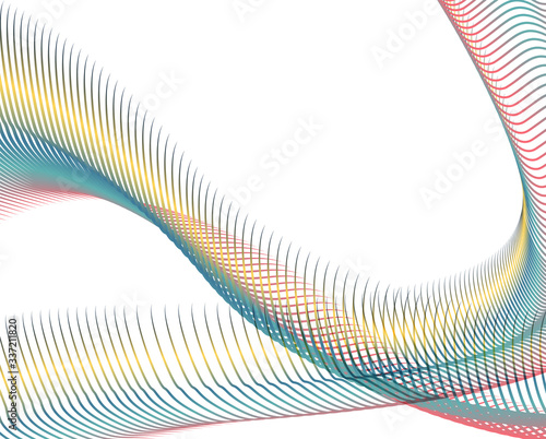 Abstract background blend wave line design for Wallpaper, Banner, Background, Card, Book Illustration, landing page