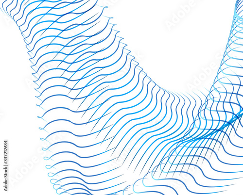 Abstract background blend wave line design for Wallpaper, Banner, Background, Card, Book Illustration, landing page