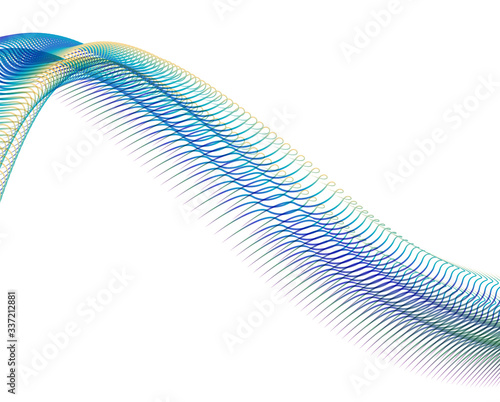 Abstract background blend wave line design for Wallpaper, Banner, Background, Card, Book Illustration, landing page