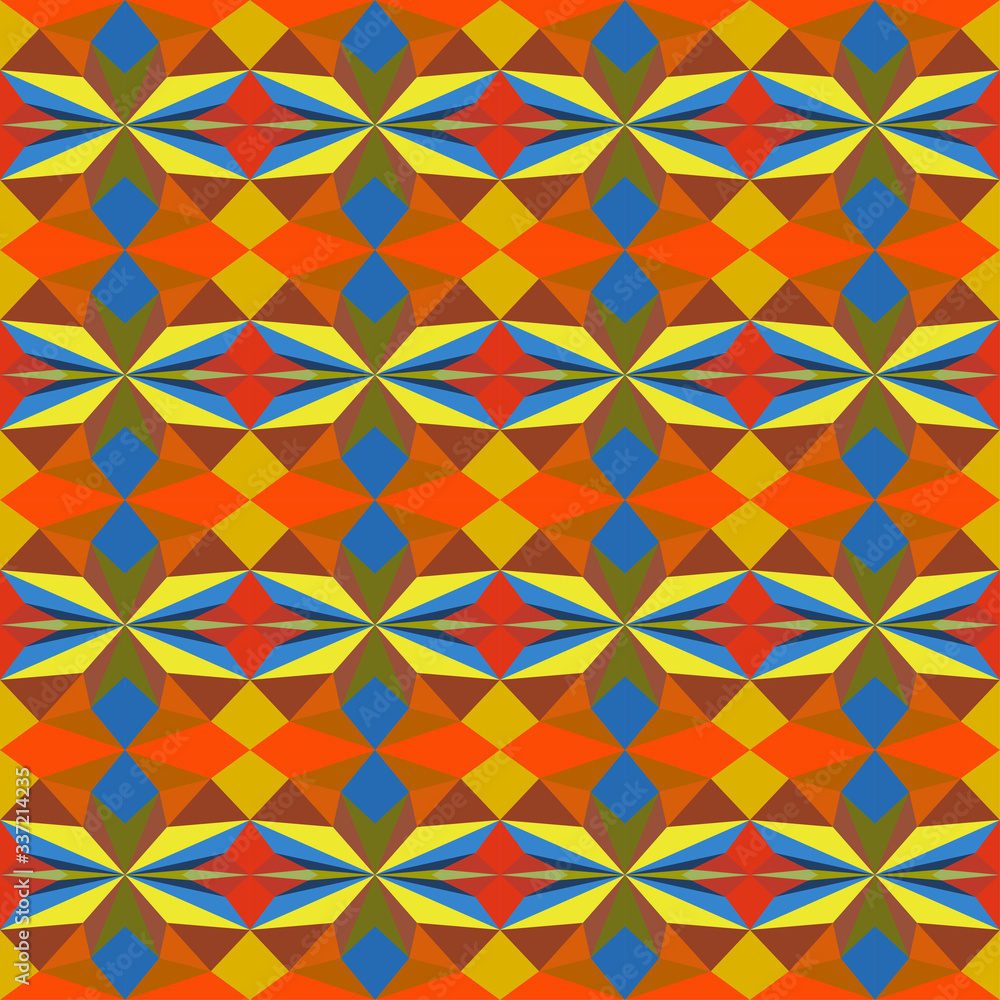 Abstract seamless colourful pattern geometric backgrounds vector design Abstract seamless colourful pattern geometric backgrounds vector design