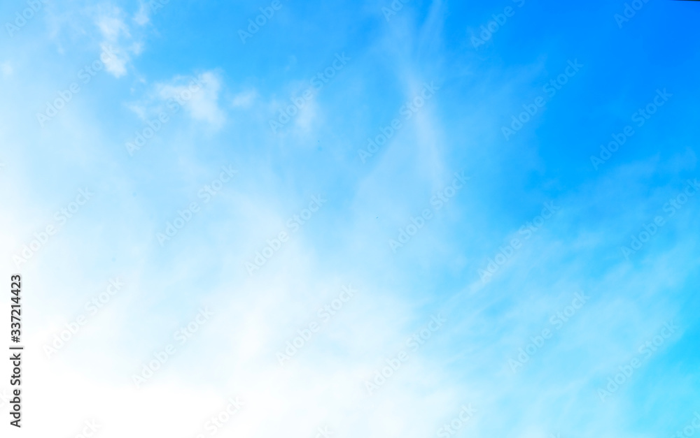 blue sky with beautiful natural white clouds