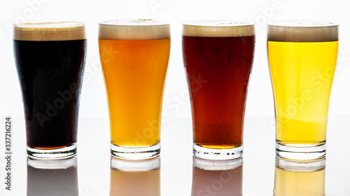 Different kinds of beer