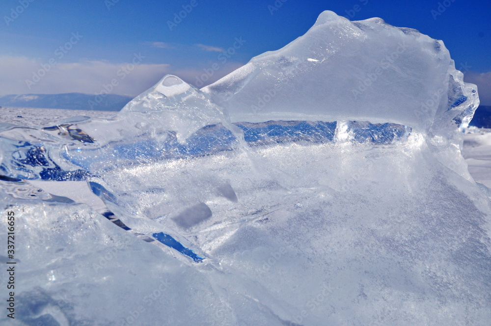 texture of ice in frozen Lake Baikal ,Siberia, Russia in winter
texture of ice in frozen Lake Baikal ,Siberia, Russia in winter