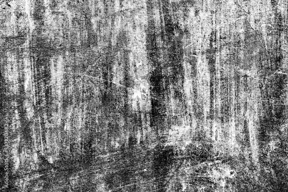 Obraz premium Texture of a concrete wall with cracks and scratches which can be used as a background