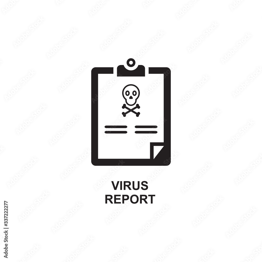 VIRUS REPORT ICON , VIRUS REPORT ICON ,