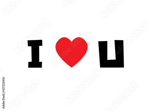 Love symbol. Valentine's Day sign, emblem isolated on white background with shadow, Flat style for graphic and web design, logo. 3D EPS10 pictogram