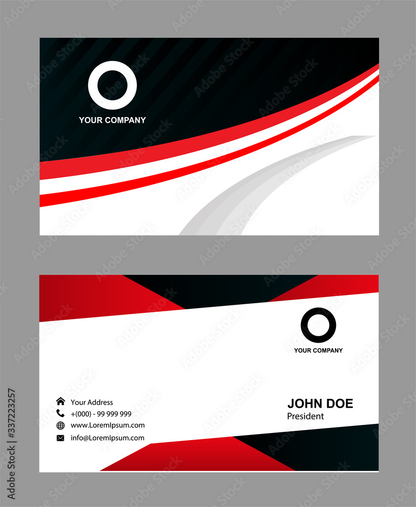 Abstract business card 

