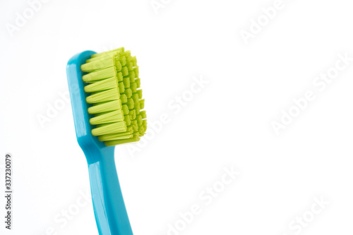 Colorful toothbrush isolated on white background