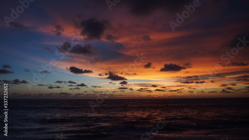 sunset over the sea   Phuket   Thailand