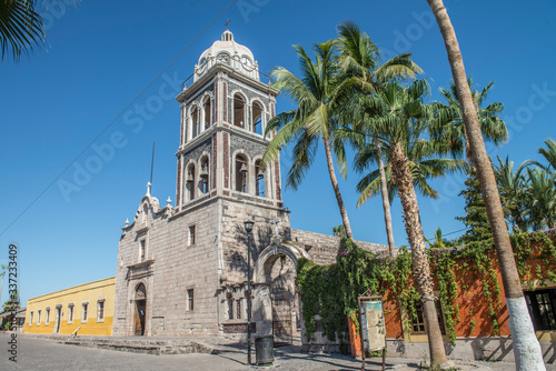 Loreto's mission, in the city of LORETO, the first capital of California in the state of Baja California Sur. MEXICO