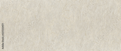 Natural japanese recycled paper texture. Banner background