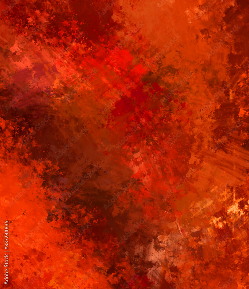 Obraz premium Brushed Painted Abstract Background. Brush stroked painting. Artistic vibrant and colorful wallpaper.