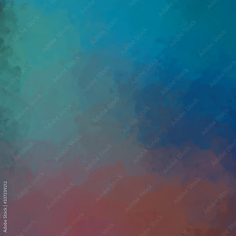 Brushed Painted Abstract Background. Brush stroked painting. Strokes of paint. 2D Illustration.