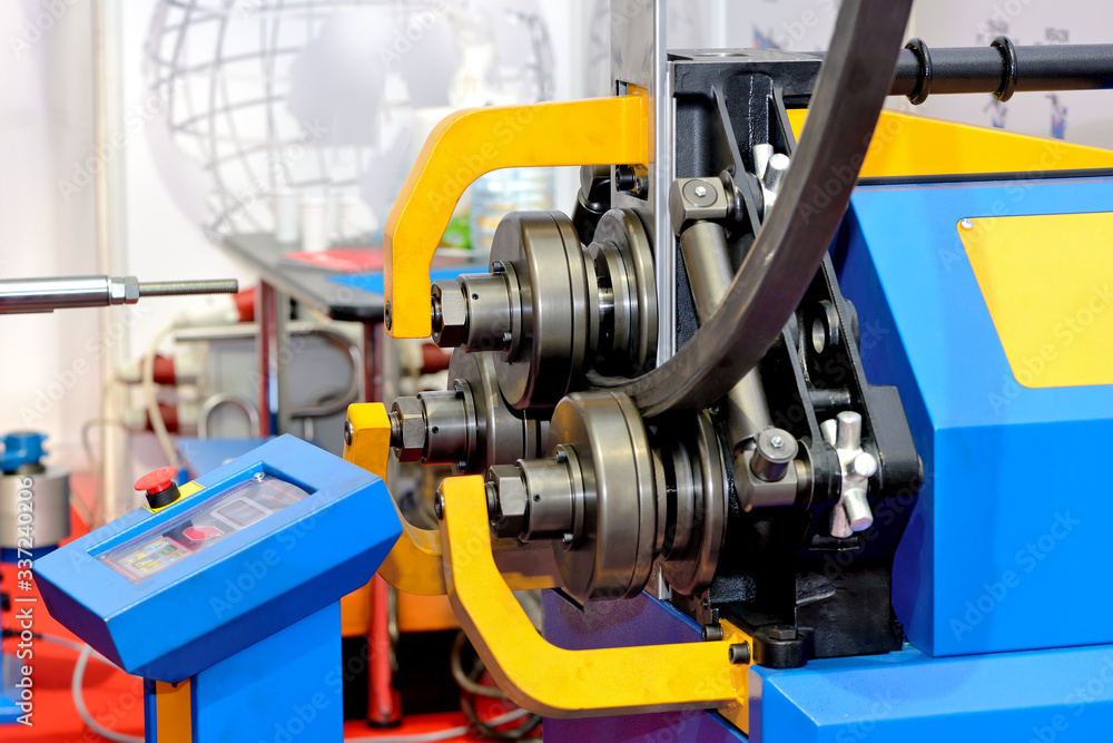 custom made wallpaper toronto digitalIndustrial machine for bending steel pipes and metal rods. Pipe bending machine