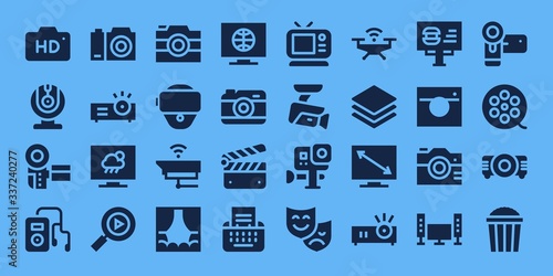 video icon set