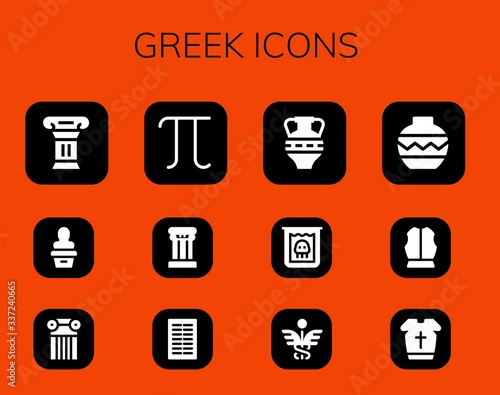 greek icon set