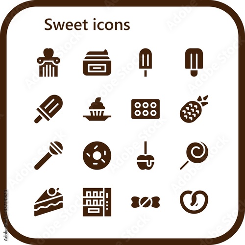 sweet icon set