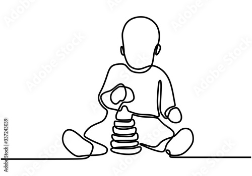 Continuous one single line ...