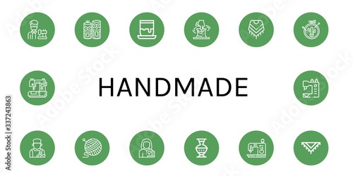 handmade icon set