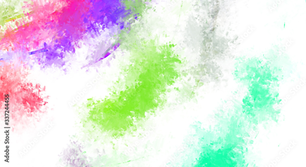 Obraz premium Brushed Painted Abstract Background. Brush stroked painting. Strokes of paint. 2D Illustration.