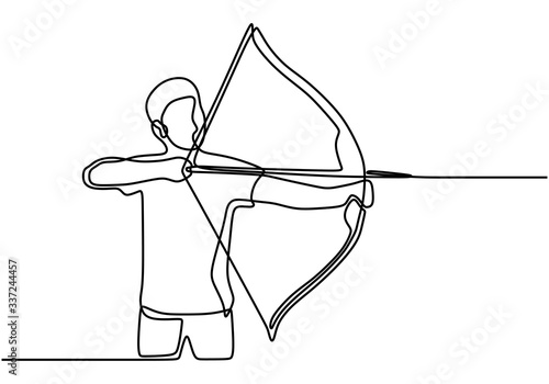 Single continuous line draw...