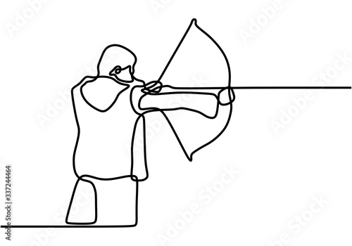Single continuous line draw...