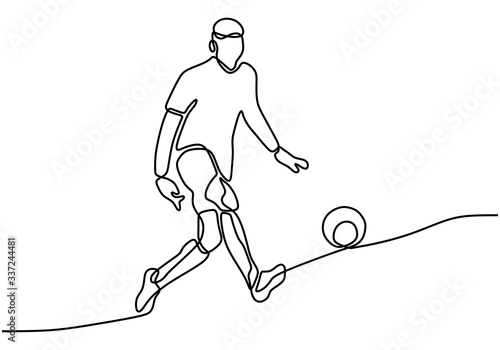 Single continuous line draw...