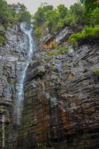 Dindefelo waterfalls, senegal, nature and fantastic landscapes. photo