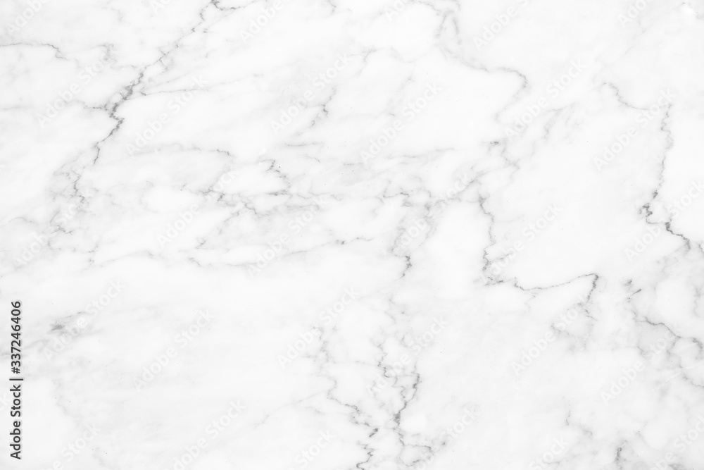 Obraz premium natural White marble texture for skin tile wallpaper luxurious background. Creative Stone ceramic art wall interiors backdrop design. picture high resolution.