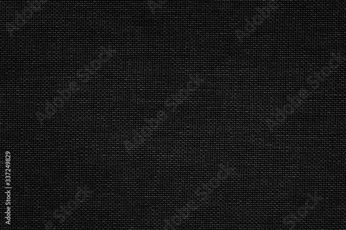 Black woven fabric