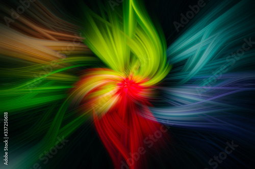 Twirl Effect - grün, lila, rosa, blau, rot © jsr548