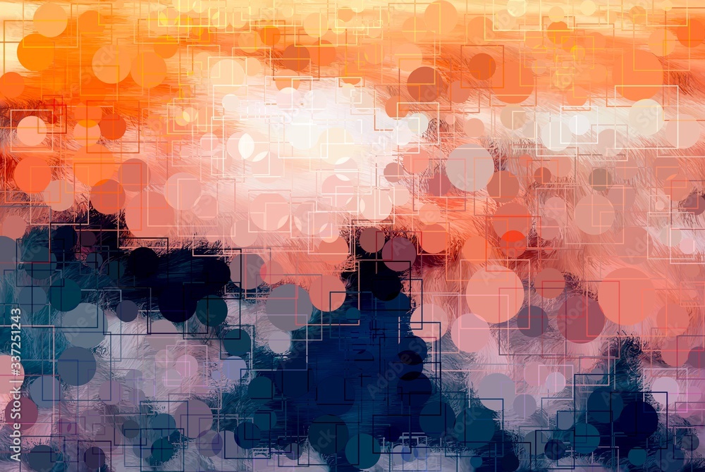 Obraz premium Abstract Geometrical Artwork,Abstract Graphical Art Background Texture,Modern Conceptual Art