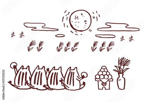 うり坊のイラスト［年中行事］